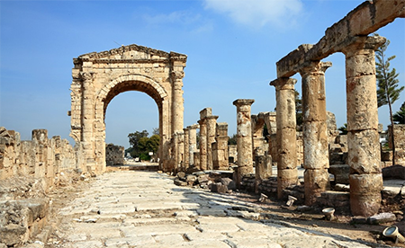 ruines de Tyr au Liban